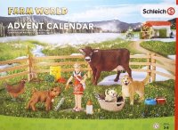 Schleich 97335 - Adventskalender Bauernhof 2016, bunt