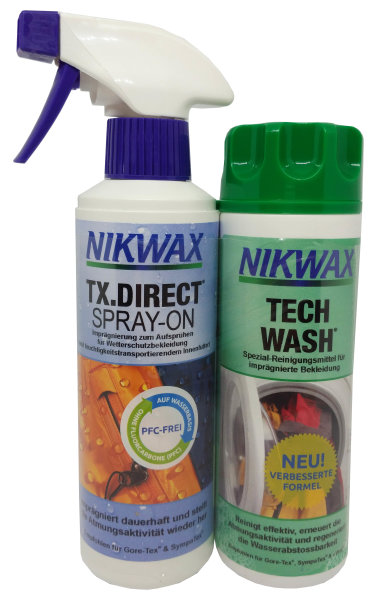 Ansicht Nikwax Doppelpack Tech Wash/TX.Direct Spray-On 300 ml